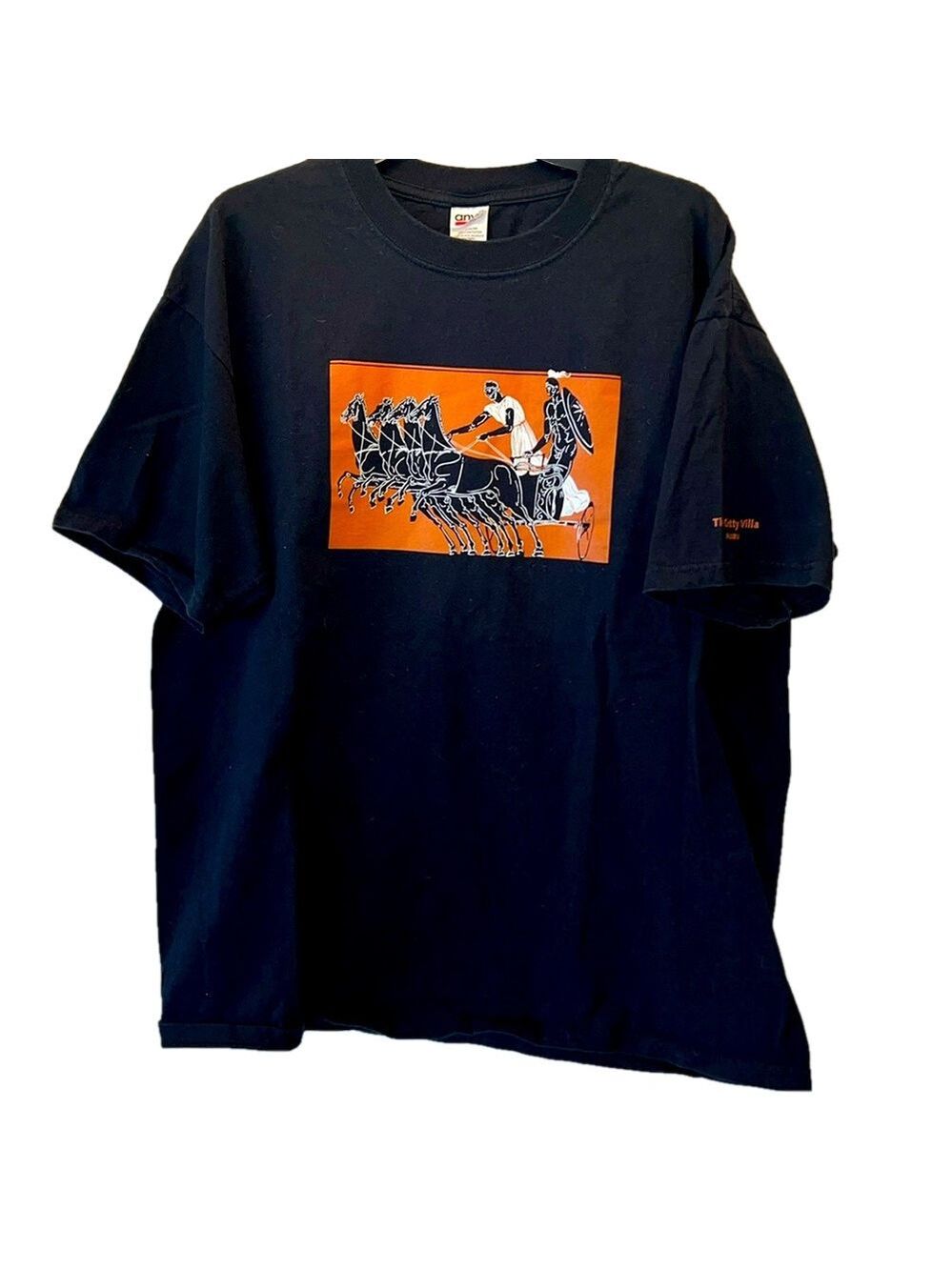 Anvil Tee Shirt, SZ XL, PTP 24”+, Length 30”, from “The Getty Villa Malibu”